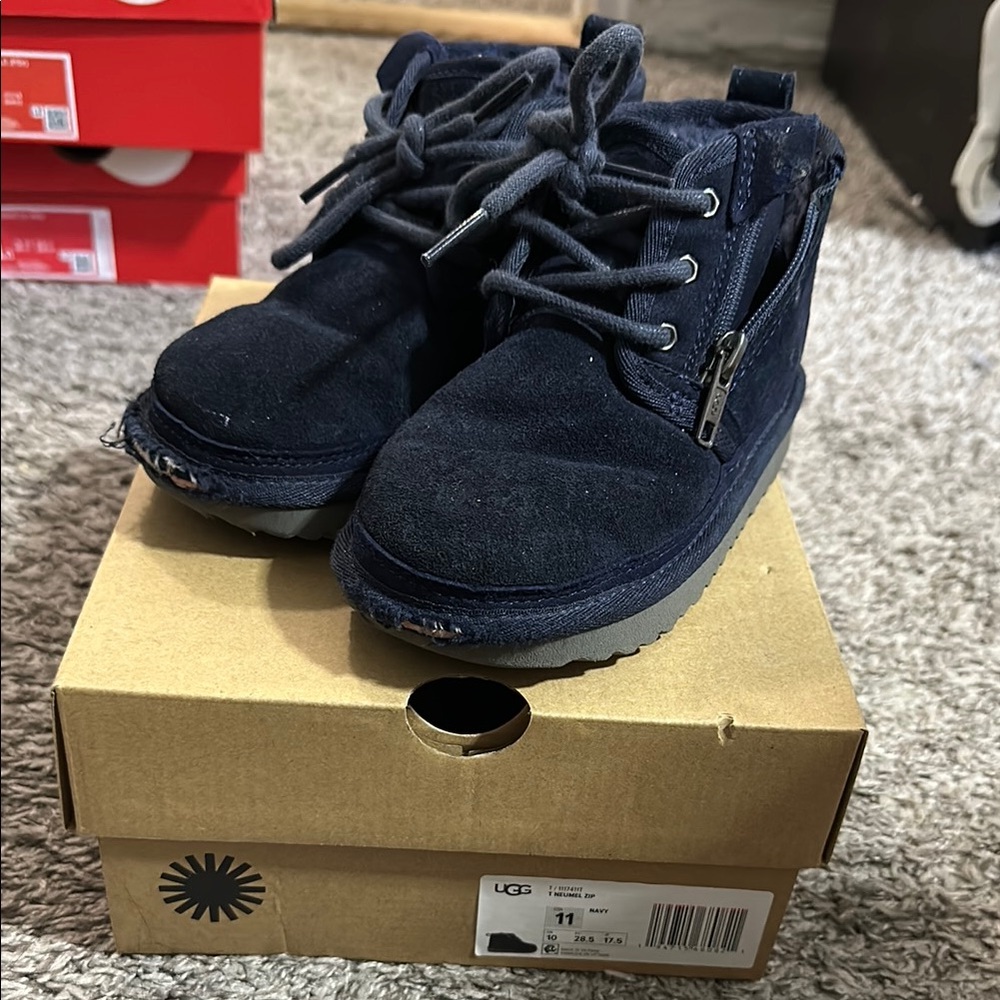 UGG Navy Blue Suede Boots
